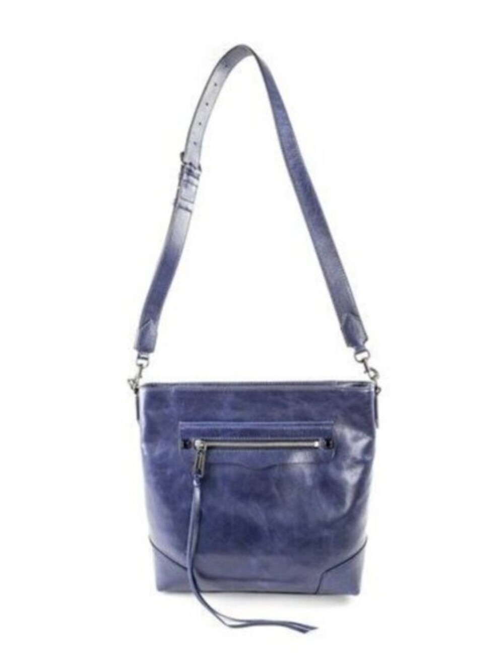 Rebecca Minkoff Slim Regan Hobo Bag leather, Navy Blue Moon NWT $275 MSRP